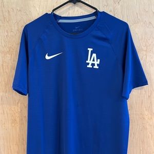 LA Dodgers dri-fit T size Large